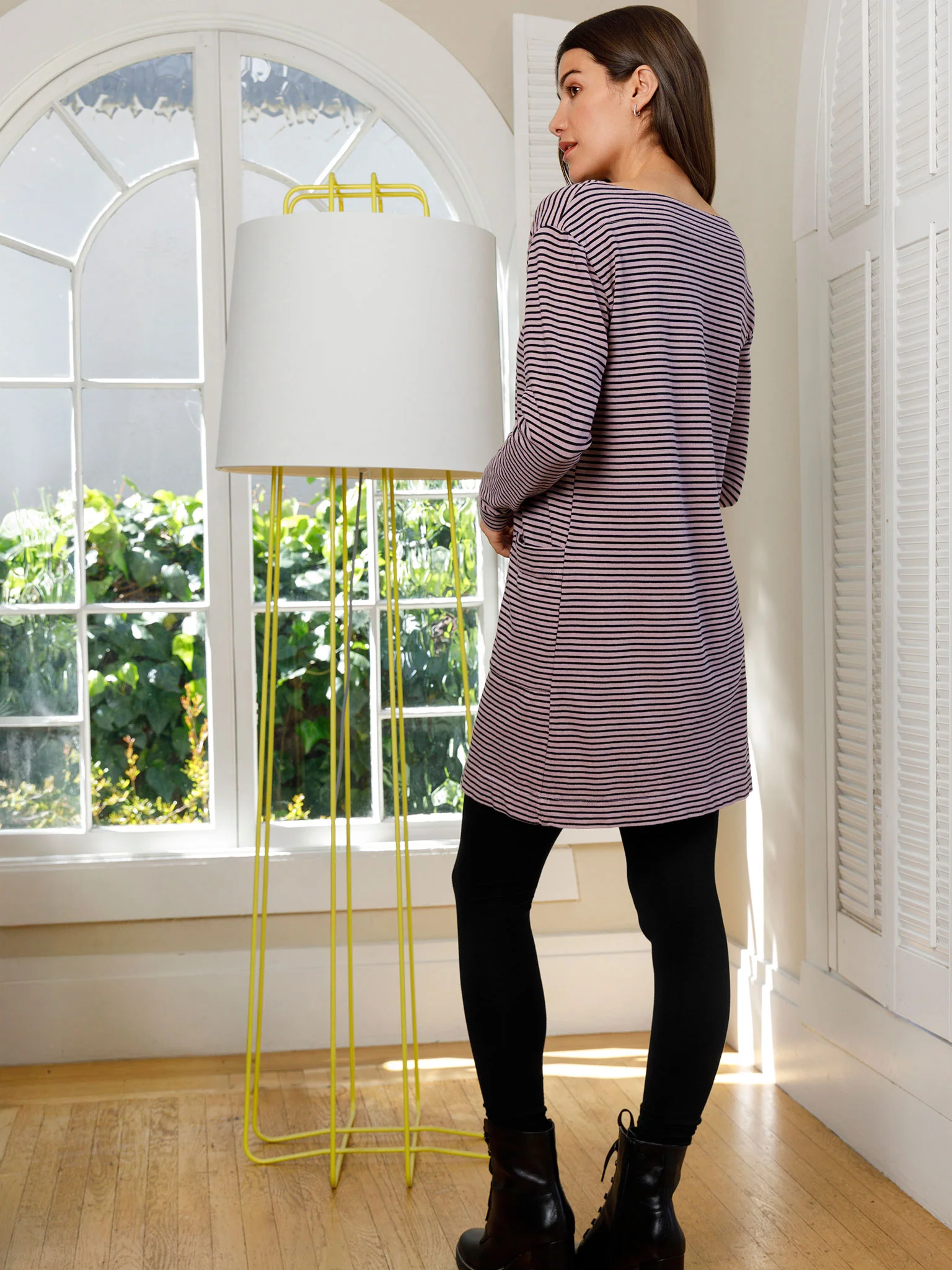 Striped Pocket Dress - Image 4